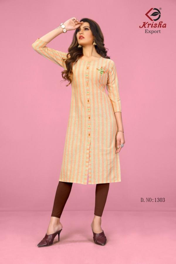 Krisha Cocktail Fancy Cotton Embroidery Kurti 